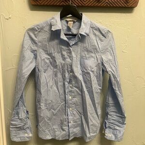 H&M Women's Sky Blue Button Down Shirt